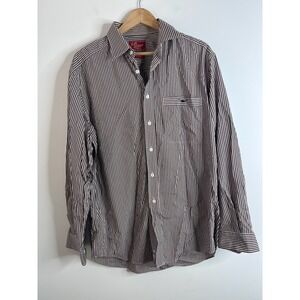 RM Williams Mens Striped Long Sleeve Button Down Shirt Regular Fit Cotton M